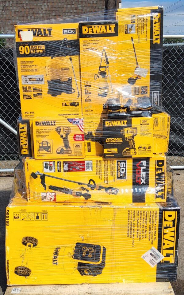 61403.jpg DEWALT TOOL PALLETS LOTS