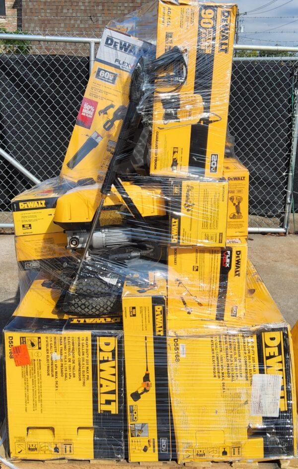 61406.jpg DEWALT TOOL PALLETS LOTS